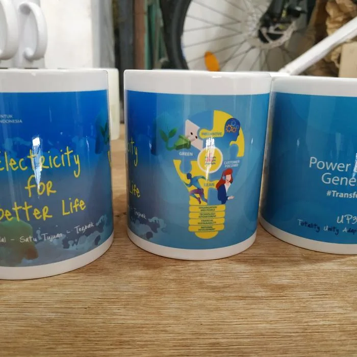Mug Custom Tanpa Box - Tanpa Minimum Order