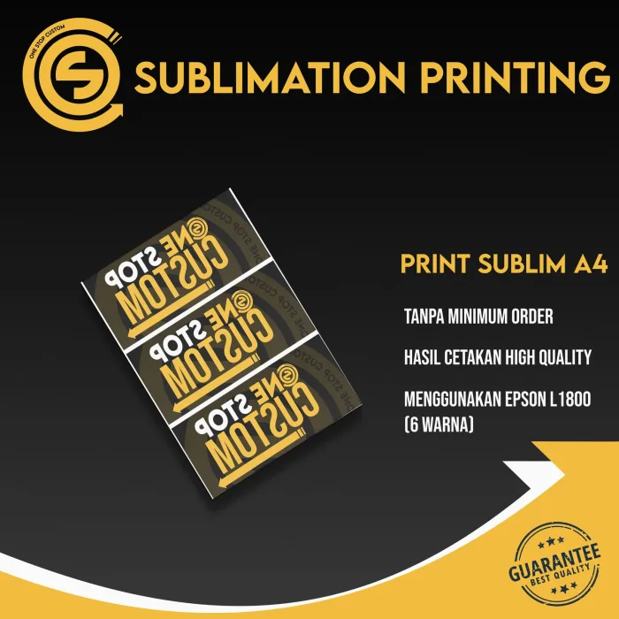 Jasa Print Sublim ukuran A4 - 1 - 5